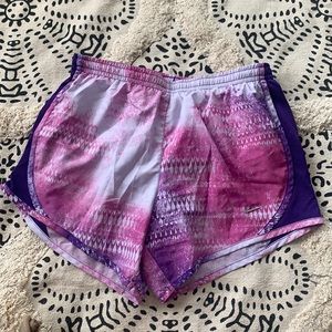 Purple pattern Nike Shorts